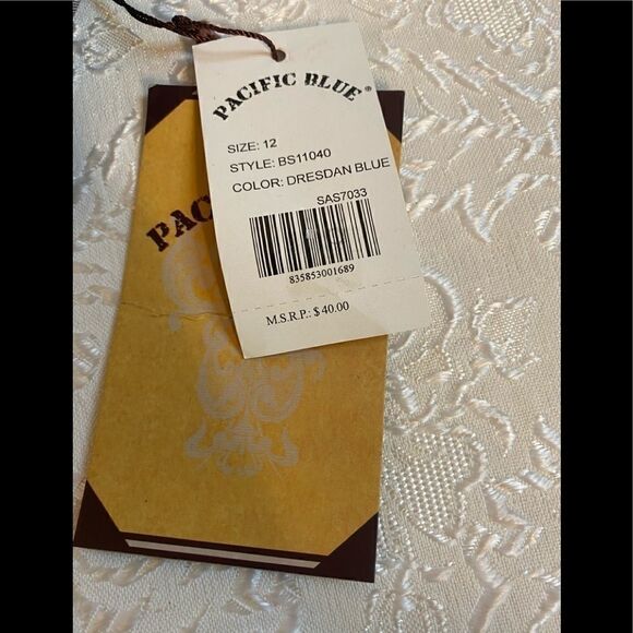 💦Pacific Blue Boys Plaid Fashion Shorts size:12 - Picture 7 of 9